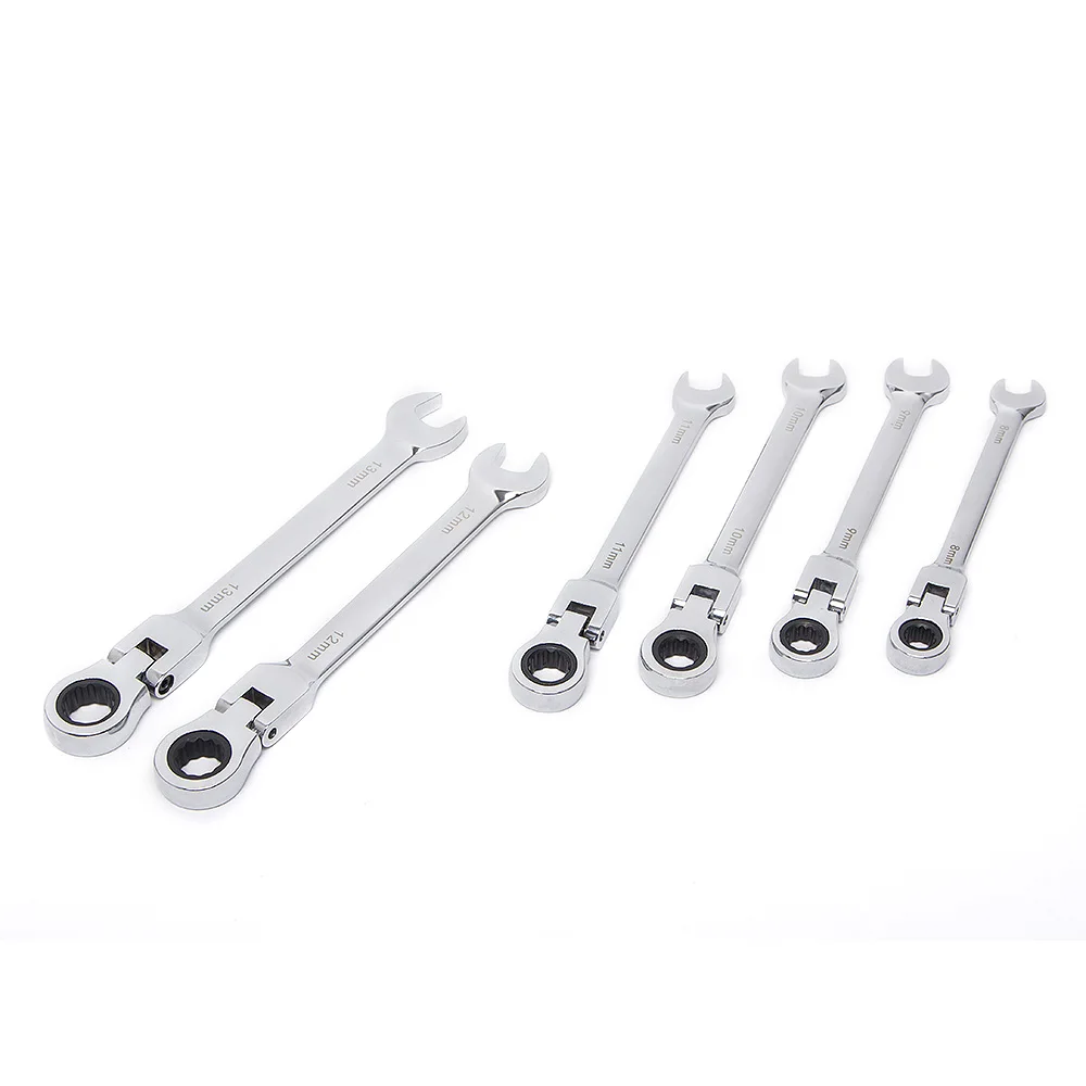

Hakkin 8-13mm Activities Ratchet Gears Wrench Set flexible Open End Wrenches Repair Tools To Bike Torque Wrench Spanner