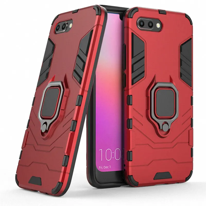 for Huawei Honor 10 COL-L29 COL-AL00 Ring Case Car Holder Phone Note RVL-AL10 Hard Armor Cover | Чехлы для смартфонов