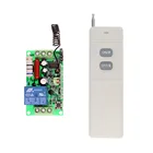 3000 м высокой мощности AC 220 в 110 в 1 CH 1CH RF беспроводной светодиодный светильник с дистанционным управлением, выключатель лампы, передатчик + приемник, с защелкой