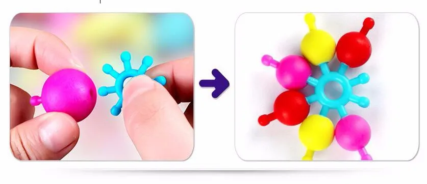 150-500 шт Горячая DIY Браслет Loom Band различные поп бусины набор аксессуаров детское изготовление украшений Игрушки для девочек