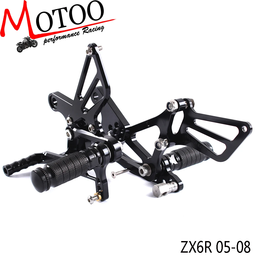 Регулируемая подножка для мотоцикла педаль ног наборы задних подножек подножки