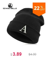 Beanie Hat Skullie Cap Slouchy Winter Embroidery Punk Cool Men Women Boy Girl Teens Street Dance- Alphabet H Name Abbreviation