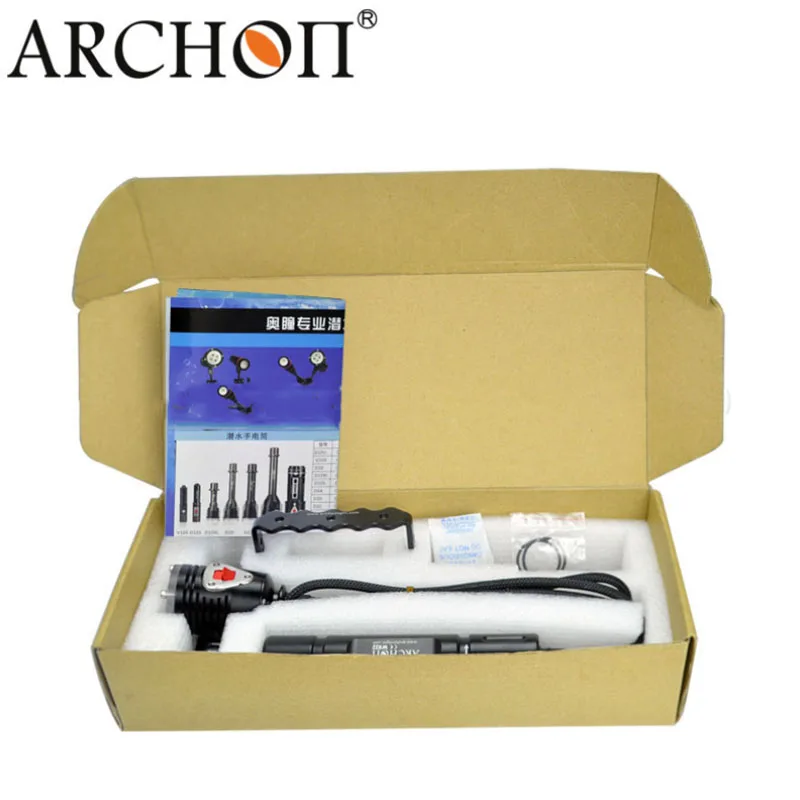 ARCHON DH26 WH32 фонарик для дайвинга освещение фонарь канистровый подводная лампа XM L2 U2