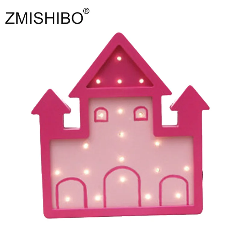 ZMISHIBO притягательный Ночной светильник в стиле девушки замок торт автомобиль