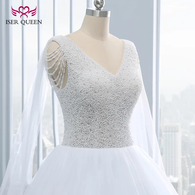 Тяжелые красивые жемчужные Бальные платья с бусинами для принцесс новое бальное