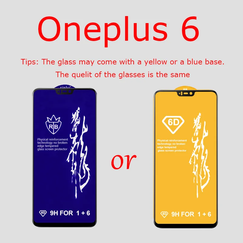 6D Защитное стекло для Oneplus 6 T Защитная пленка для Oneplus 6 5 5 T закаленное стекло OnePlus 6 T