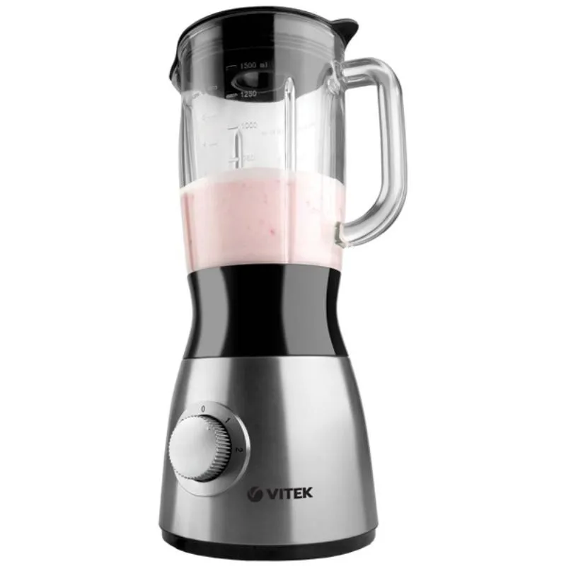Блендер стационарный VITEK VT 1474(ST) (800 Вт 2 скорости чаша 1 5 л черный)|blender blender|speed blender |