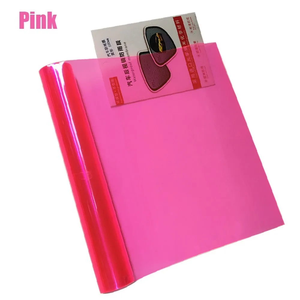 Pink 40*150 см автомобильный головной светильник, задний светильник, дымчатый противотуманный светильник, тонированная пленка, сделай сам, пленка виниловая оберточная наклейка, многоцветные декоративные наклейки для автомобиля - Название цвета: Pink