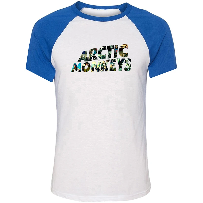 Летняя маленькая Русалочка Ариэль Arctic Monkeys дизайн рок группы мужская футболка с