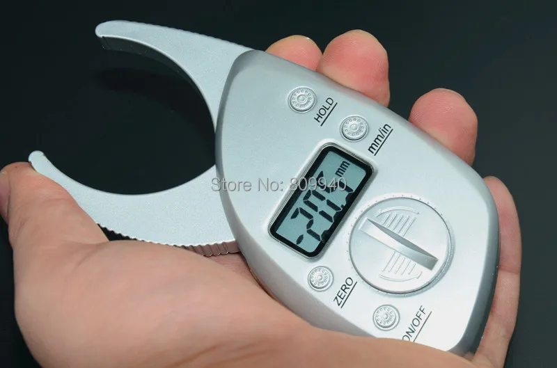 2 в 1 комплект цифровой ЖК штангенциркуль жира с лентой для определения массы тела
