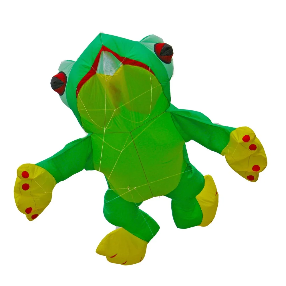 

NEW ARRIVE 3D HIGH QUALITY 7M NYLON CLOTHE POWER FROG WINDSOCKS FOR PILOT KITES GOOD FLYING KITE FESTIVAL