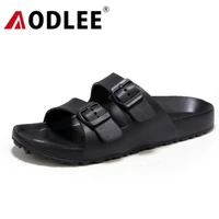 aodlee plus size 45 fashion men sandals slip on breathable brand summer beach sandals men slides casual shoes sandalias hombre