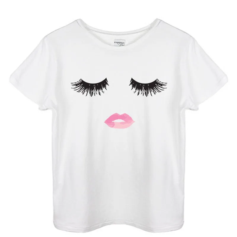 Лето 2017 г. модные короткие круглым вырезом одноцветные футболки Harajuku femininastumblr