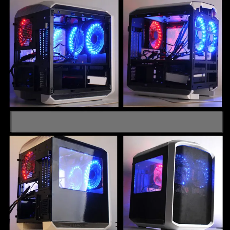 Кулер для ноутбука ПК светодиодный вентилятор бесшумный кулер процессора