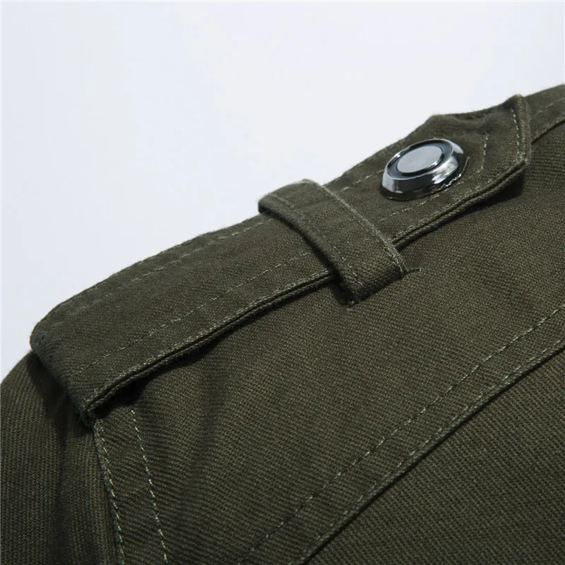 Куртка XingDeng армейская хлопковая на молнии повседневный модный мужской топ в