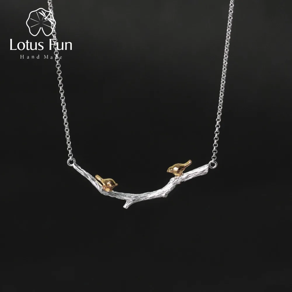 Lotus Fun реальные 925 Серебро Природный оригинальный ручной Ювелирные украшения
