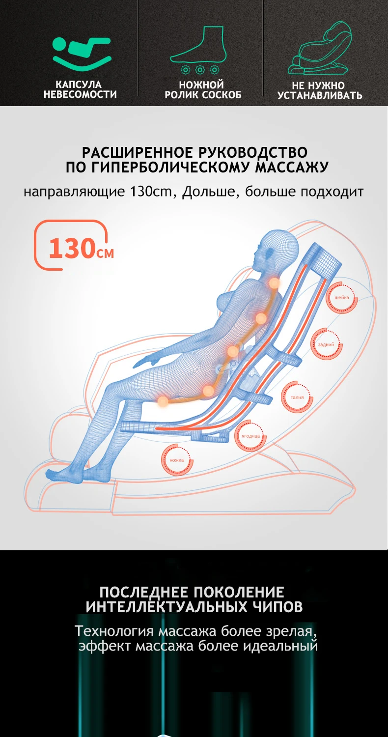 Горячее предложение! Распродажа! SM-900L 130 см SL rail домашний полностью автоматический разминающий 3D манипулятор космическая капсула электрические роскошные массажные кресла