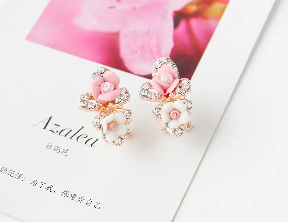 Брендовые дизайнерские Изящные серьги с кубическим цирконием ручной работы