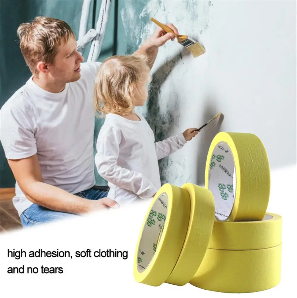 10PCS 5/30mm Width Masking Tape Paper Wall Spraying Protective Tapes For Paint Packaging Writing Manicure Painting | Автомобили и
