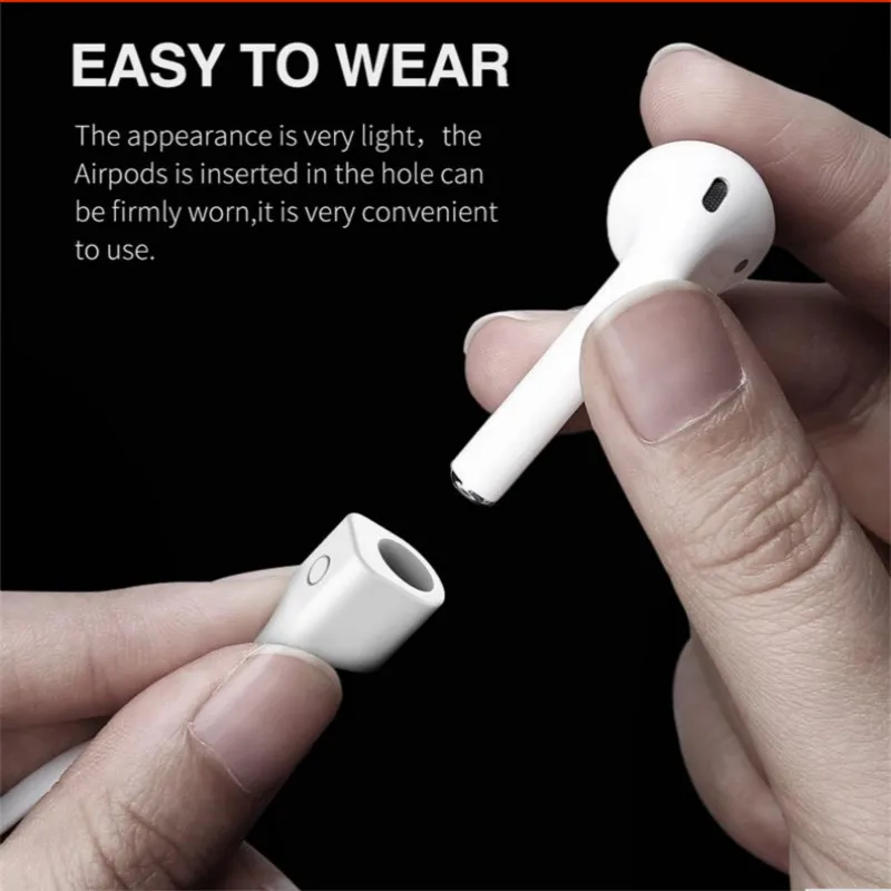 baseus Magnetic Strap For Apple Airpods Bluetooth Earphone Silicone Anti Lost Loop String Rope Air Pods Headset | Электроника