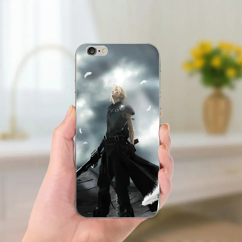 Модные Final Fantasy Noctis для iPhone 8 7 6 S Plus X 5 5S SE 5C 4 Coque Shell новые модные силиконовые мягкие