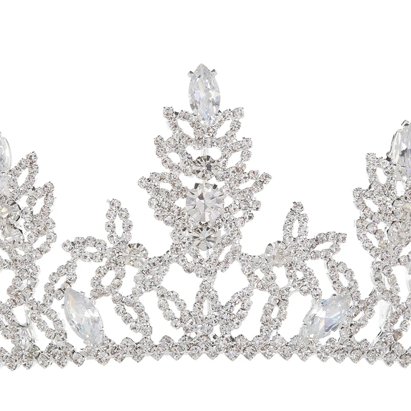 Tiaras And Crowns HADIYANA Hair Accessories Wedding Novel Geometric Design Elegant Luxury Women Zircon BC3582 Corona Princesa | Украшения и