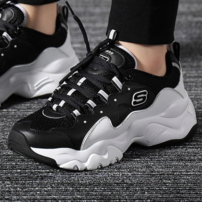 Skechers/Женская обувь; D'lites; модная женская брендовая повседневная обувь на платформе; женская прогулочная обувь; Chaussure Femme; 88888334-BKW