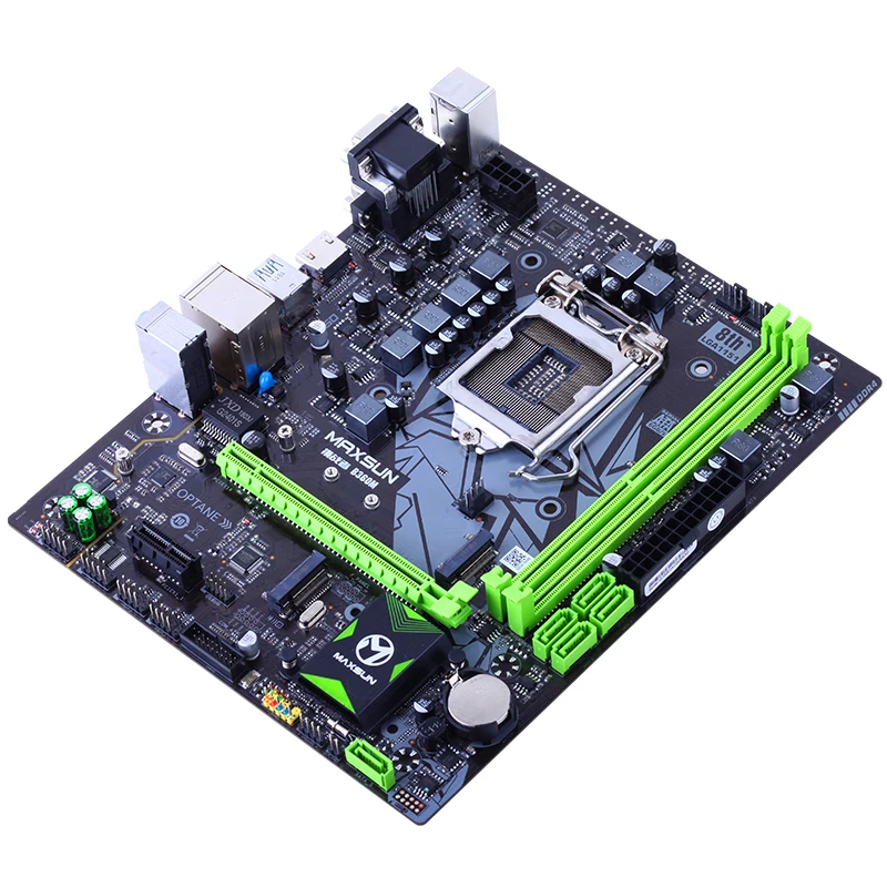 MAXSUN Challenger B360M игровой материнской платы LGA1151 VGA + DVI HDMI Поддержка двойной канал DDR4 5 *