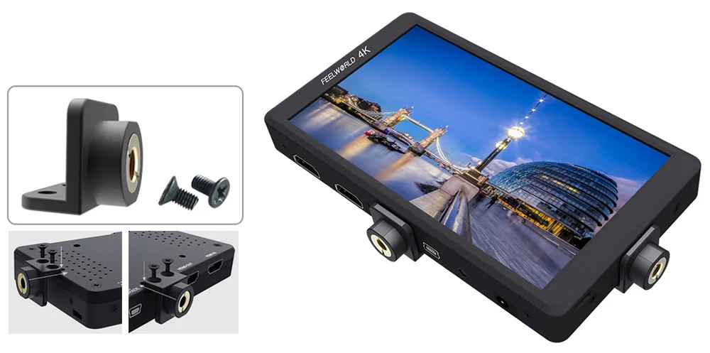 Feelworld F570 5," ips Full HD 1920x1080 4K HDMI накамерный полевой монитор для Canon Nikon sony DSLR камеры Gimbal Rig