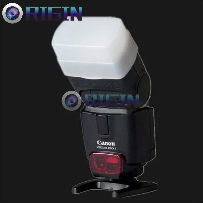 430EX белый Цвет Камера рассеиватель мягкая маска для Canon yn460 YN 468 Speedlight Бесплатная