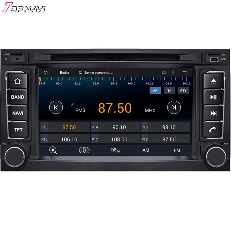 Topnavi 7 ''четырехъядерный Android 6 0 автомобильное радио стерео GPS для VW TOUAREG 2002 2003 2004
