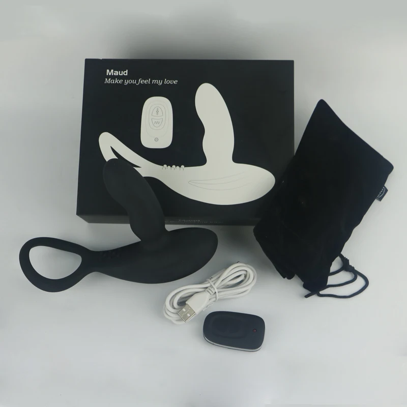 Силиконовый водонепроницаемый мужской массажный вибратор простаты Анальная