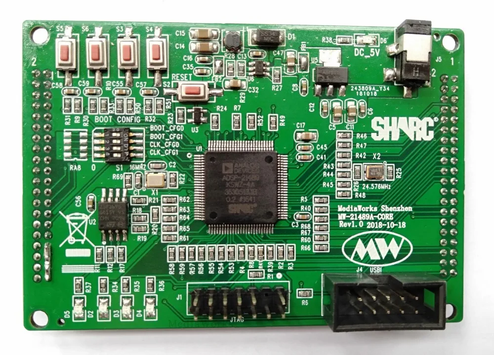 ADSP-21489 новая доска MW-21489 EVB (новая) | Электронные компоненты и принадлежности