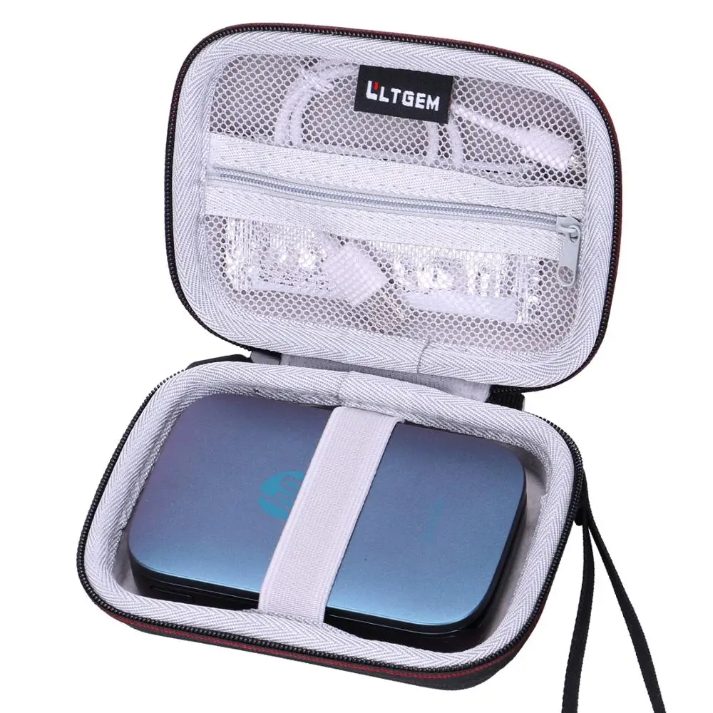 LTGEM EVA Black Carrying Hard Case For HP Sprocket Portable Blue Photo Printer | Электроника
