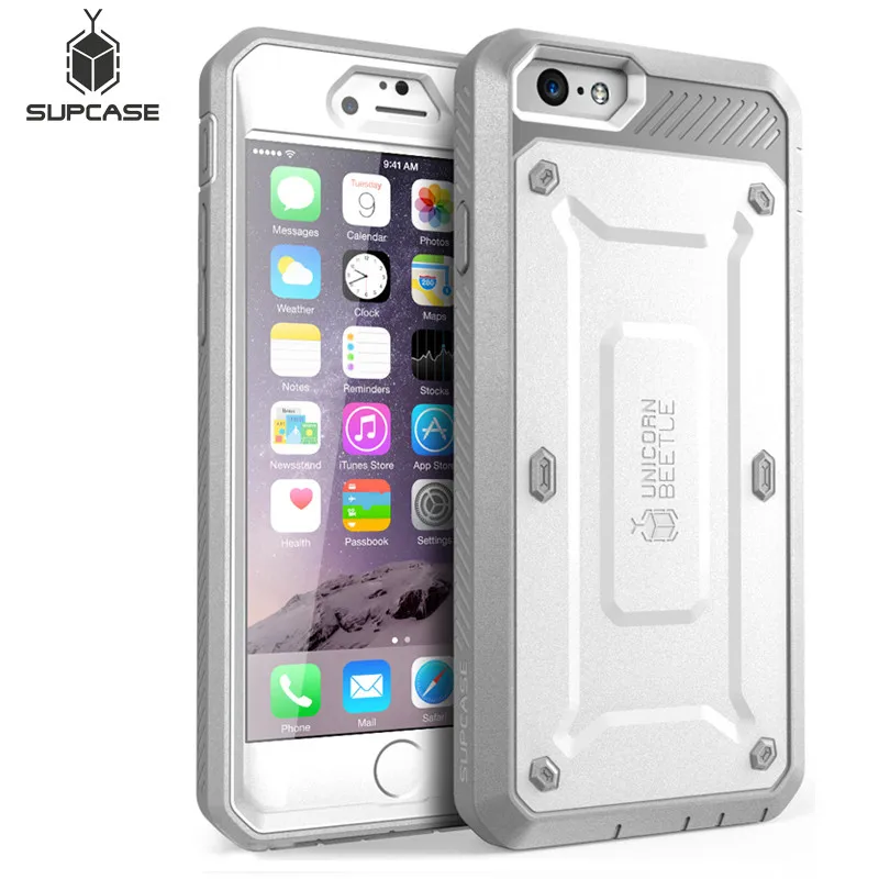 SUPCASE для iphone 6 6s Чехол UB Pro полноразмерный Прочный чехол с зажимом ударопрочный ТПУ