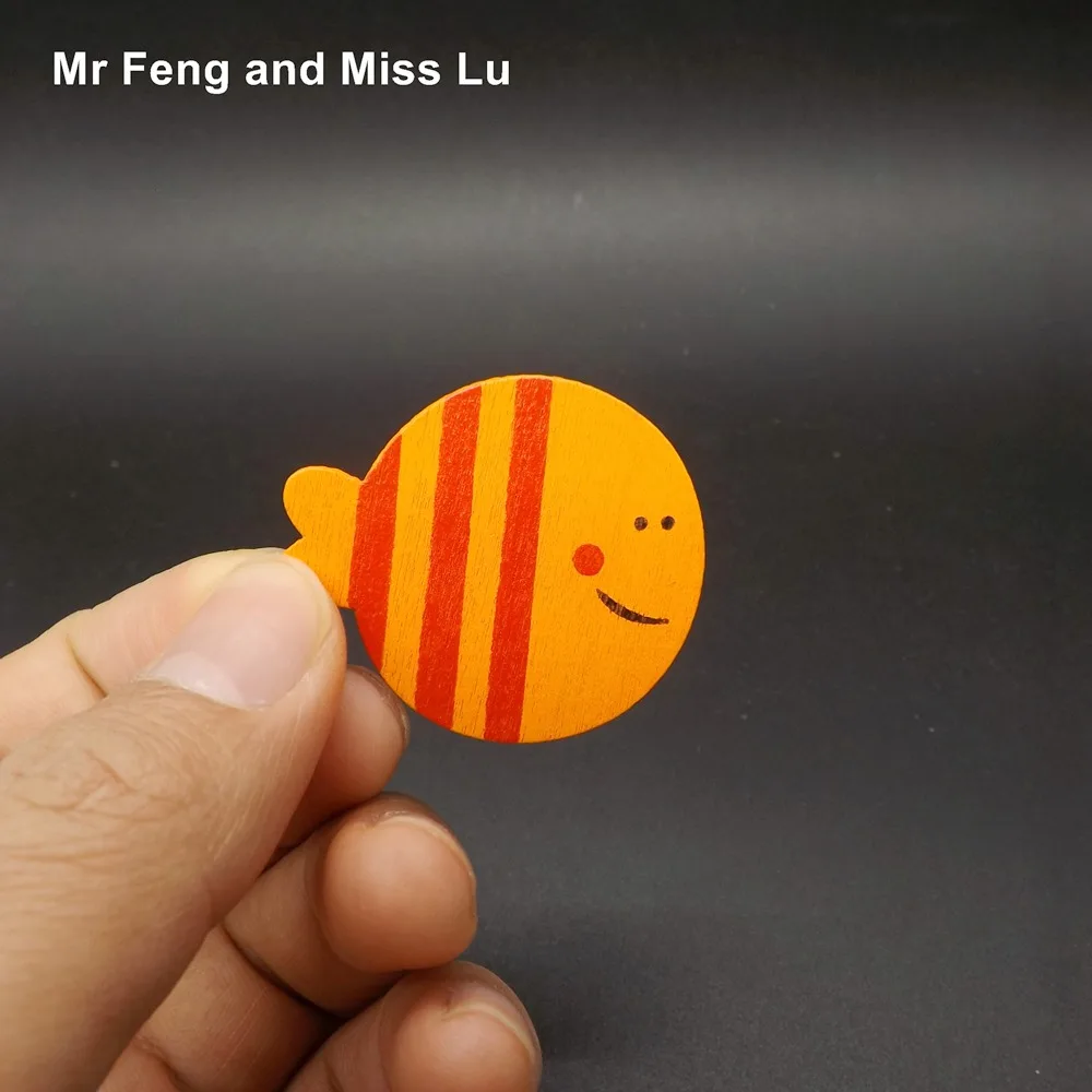 Деревянные Детские обучающие игрушки с рисунком рыбы пазлы|toys puzzle game|puzzle gametoy |