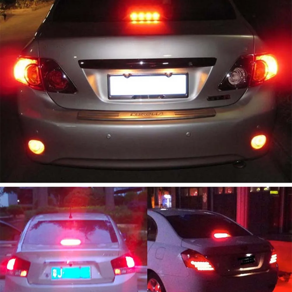 

2pcs 12V 50 LED Car Brake Light BAY15D 1157 50SMD 1206 Super Bright LEDs Auto Rear Tail Lights Red Turn Signal Lamps Bulb