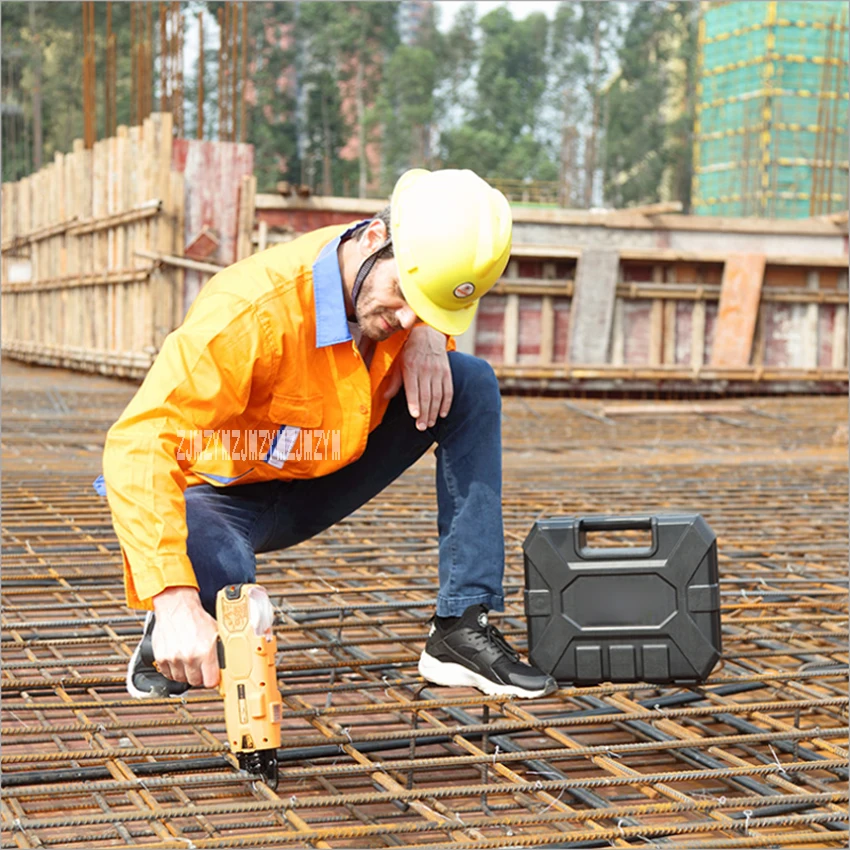 

ZKZ-25B Automatic Rebar Tying Machine Hand-held Electric Intelligent Steel Bar Binding Machine Rebar Tying Tools 12-24MM 14.4V