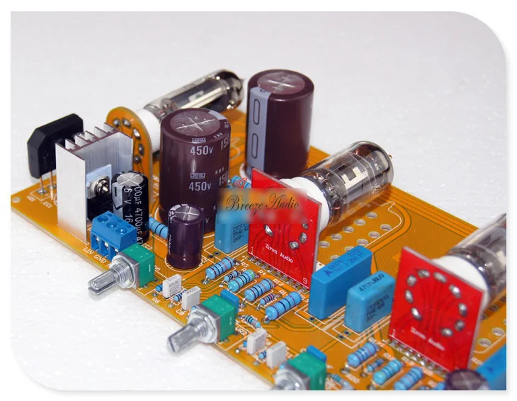 Breeze audio YT0012 Dawning 12AX7 (ECC83) X2 желчеобразный выпрямитель Tone Board | Электроника