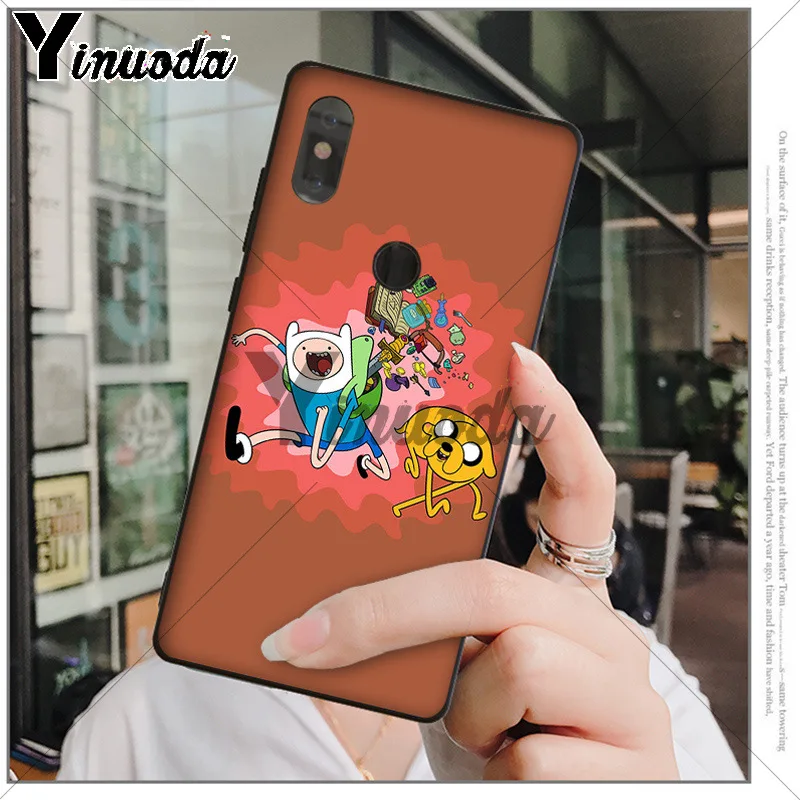 Защитный чехол Yinuoda adventure time Beemo BMO Джек Финн Lumpy для xiaomi mi 6 8 se note2 3 mix2 redmi 5 5plus note 4