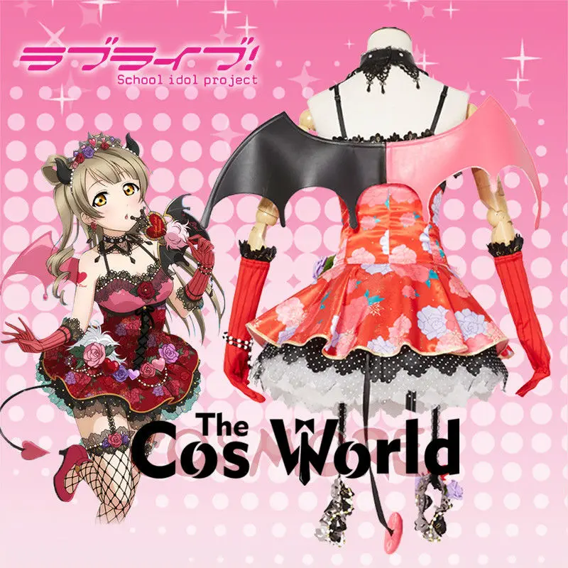 LoveLive! Платье тройка с надписью Love Live причудливая трубка костюм для косплея|costumes