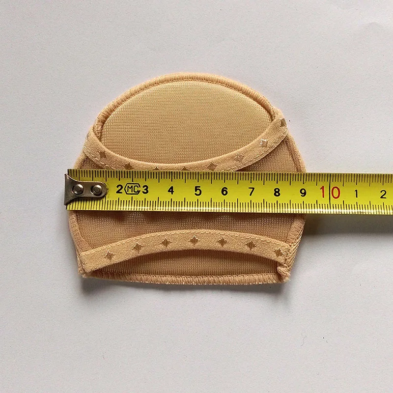 Женские нескользящие носки невидимки с открытым носком 2 пары/Лот WPD002|women ped|padded toe