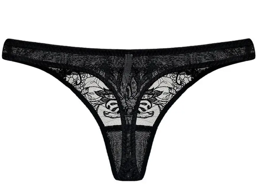 Bogeda Silk Underwear Women G-string V-string Women Hipster Lace Erotic Thong Purple Briefs Sexy Underwear Black Panties