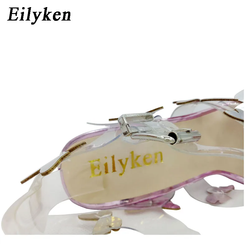 Женские сандалии гладиаторы Eilyken летние прозрачные босоножки на платформе с