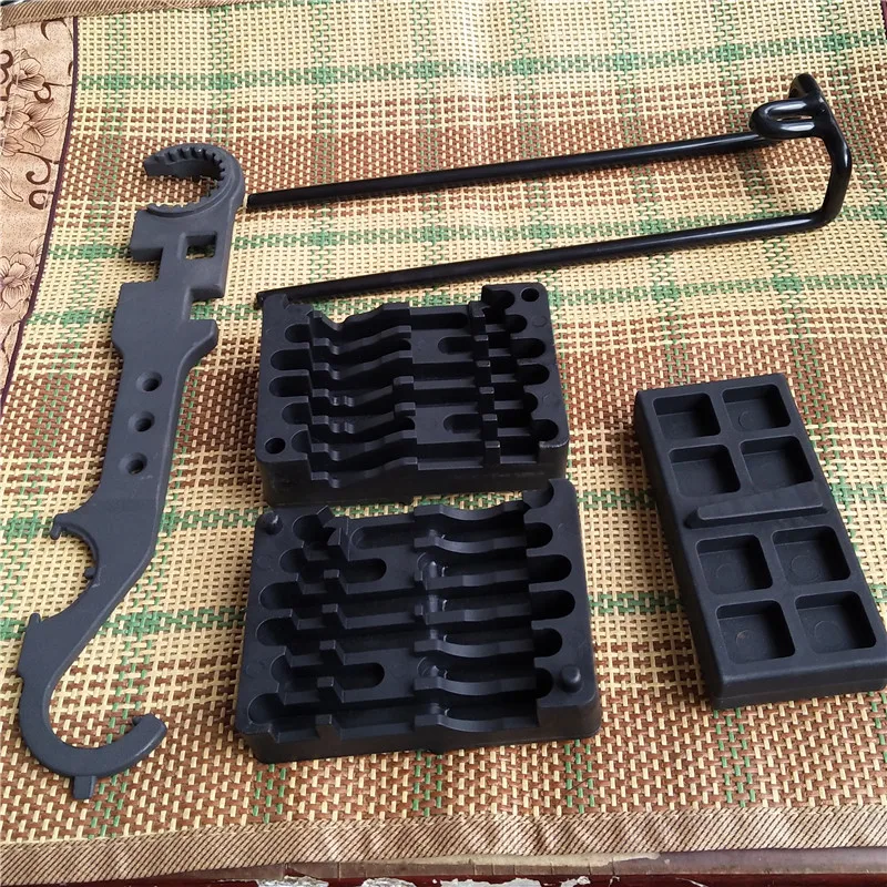 4 комбо AR 15 верхний и нижний тиски блок и комбо гаечный ключ набор, Gunsmit оружейный набор инструментов Delta кольцо гаечный ключ инструмент для удаления