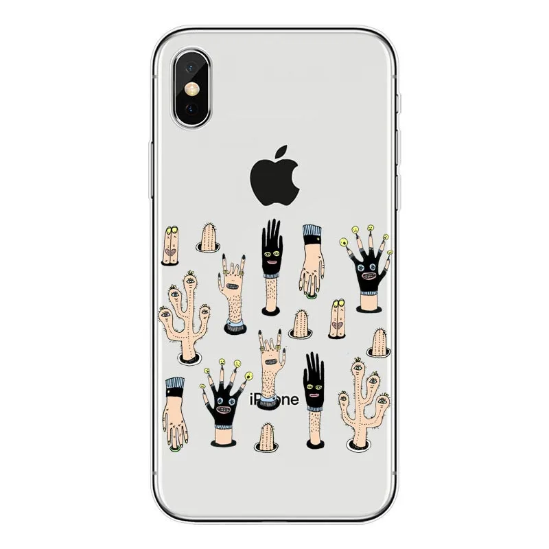TPU Polly nem pintura arte suave Силиконовый ТПУ чехол для телефона для iphone 8 7 Plus 5 X MAX TPU melhor design caso Housin - Цвет: TPU