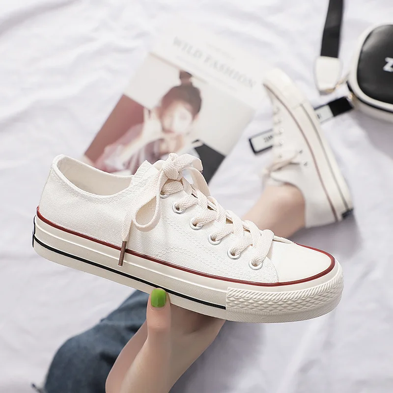 Классическая винтажная парусиновая обувь для влюбленных | Обувь