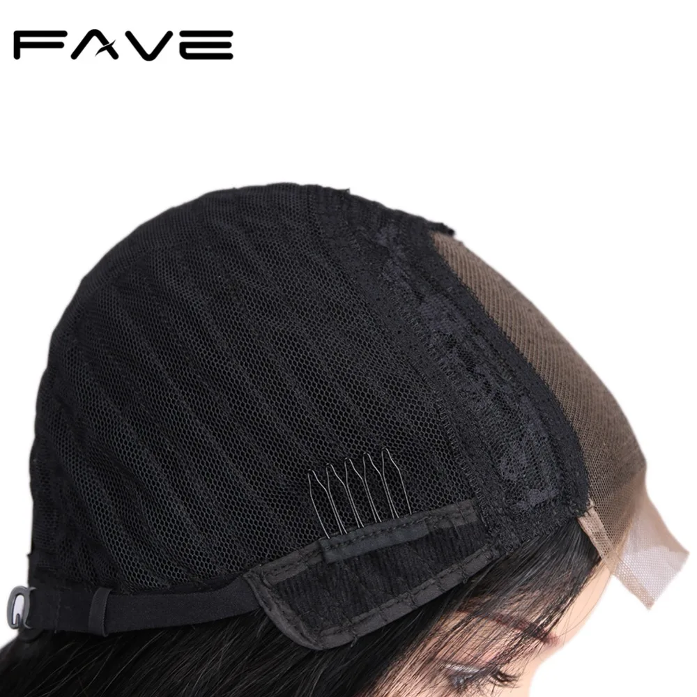 FAVE 4*4 парики из натуральных волос на шнурках бразильские волосы Remy парик 150%