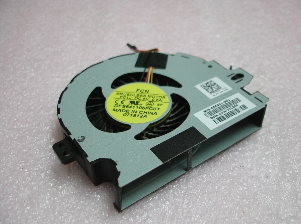Новый для павильон M6-1045DX M6-1000 серии ноутбук радиатор процессора FAN 4 провода 686901 -