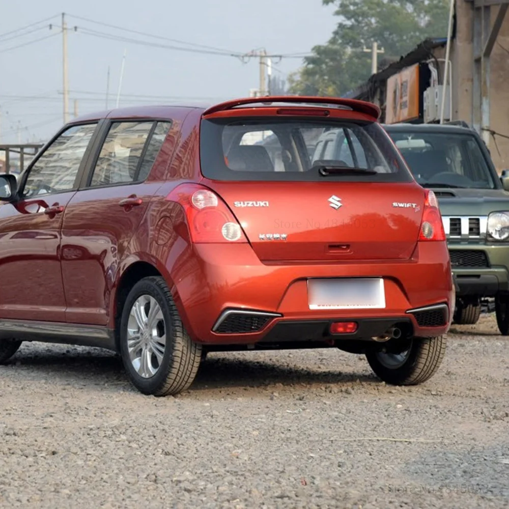 AITWATT для Suzuki Swift черный Задний спойлер 2006 2016 высокое качество ABS Материал заднее